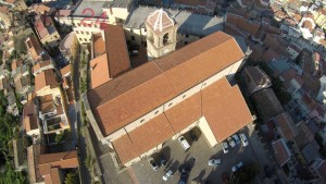 PATTI. Vista dall'alto della Basilica Cattedrale di San Bartolomeo
