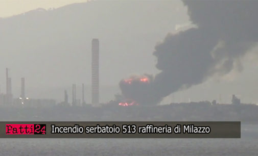 PATTI24 TV ON DEMAND – Riprese incendio raffineria Mediterranea di Milazzo alle ore 08.00 del 27 settembre 2014