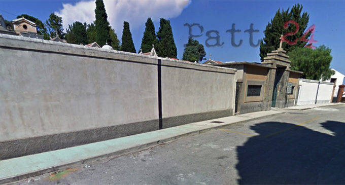 PATTI – Cimitero del centro. Sotto del piazzale dell’ingresso principale individuata area per realizzare nuovi loculi