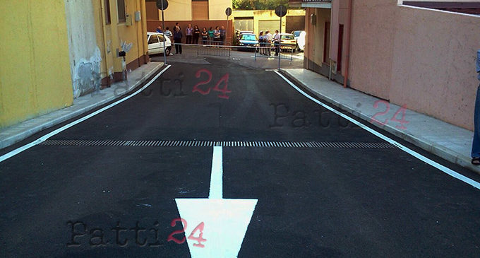 PATTI – Inaugurazione bretella di raccordo tra via De Gasperi e l’omonimo parcheggio