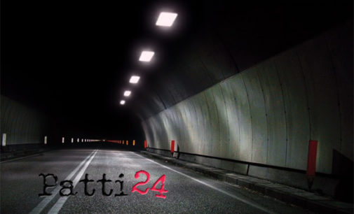 A20 – Riattivazione punti luce spenti. Svincoli ”Rometta” e ”Patti”, aree di sosta ”Salice” e ”Bazia di Furnari” e gallerie ”Telegrafo” e ”Capo Calavà”