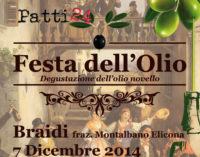 MONTALBANO ELICONA – Fraz. BRAIDI – Oggi dalle ore 15.00 festa in onore all’oro verde dei Nebrodi ”1^  edizione della Festa dell’Olio”