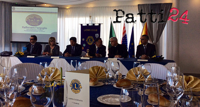 PATTI – Lions Club, celebrato il settimo anniversario