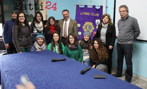 PATTI – Al liceo con i Lions per la prevenzione dei tumori giovanili