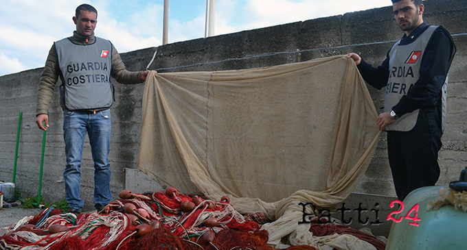MILAZZO – Attività di contrasto della Guardia Costiera alla pesca illegale con attrezzi non autorizzati