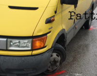 SAN PIERO PATTI –  Scontro scuolabus-auto sulla strada provinciale SP122