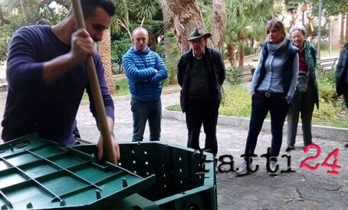 PATTI – Ieri  nella Villa Comunale Umberto I l’incontro introduttivo dell’iniziativa di compostaggio “Pattesi Compostiamoci”