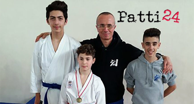 PATTI – Tre podi per la ASD Scuola Karate Patti dei fratelli Giuseppe e Salvatore Piccione   al Gran Prix Sicilia Esordienti