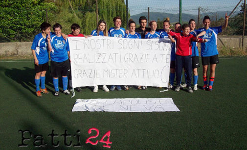 MONTAGNAREALE – Nel calcio a cinque femminile, il Montagnareale promosso in Serie C