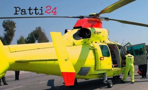 LIPARI – Maltempo, elicottero del 118 a Lipari per trasportare d’urgenza a Milazzo una gestante di 35 anni