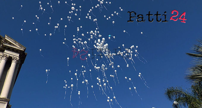 BARCELLONA P.G. – Oggi, tra tanti palloncini bianchi è volato al cielo un piccolo Angelo di soli 6 anni