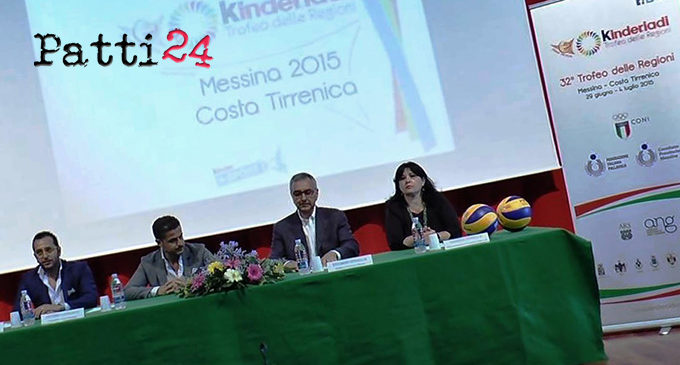 GIOIOSA MAREA – A Gioiosa Marea la cerimonia inaugurale delle Kinderiadi 2015 di pallavolo