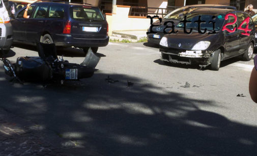 PATTI – Violento impatto tra auto e moto: ennesimo incidente in via Trieste