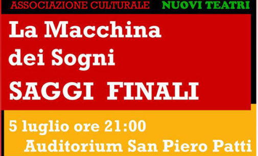 SAN PIERO PATTI – Stasera andrà in scena Visita di condoglianze, il saggio finale del Corso Ragazzi della Macchina dei Sogni