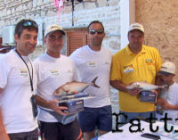 PATTI – Concluso il primo torneo di pesca in coppia “Noi peschiamo così” organizzato dalla ASD Seriola
