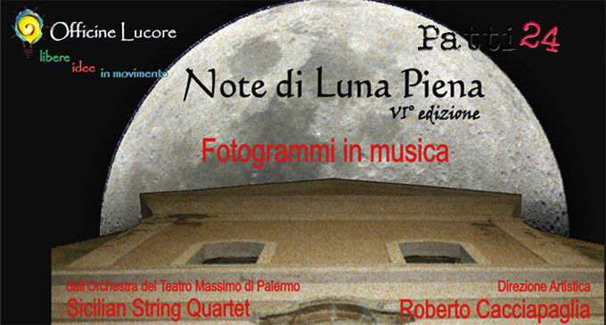 GIOIOSA MAREA – Quartetto d’archi, il 12 agosto rassegna musicale “Note di Luna Piena”