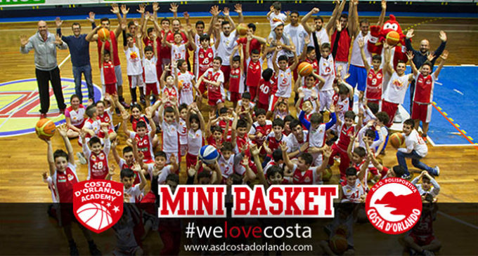 CAPO D’ORLANDO – Costa D’Orlando Academy, al via il 21 settembre i corsi di minibasket