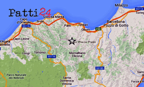 SAN PIERO PATTI – Avvertita lieve scossa sismica di magnitudo 2.1 con epicentro a 2 km da San Piero Patti