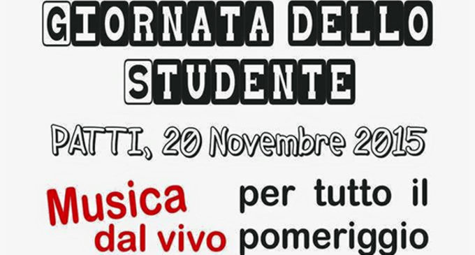 PATTI – Domani, 20 novembre,  si celebrerà la ”Giornata dello studente”