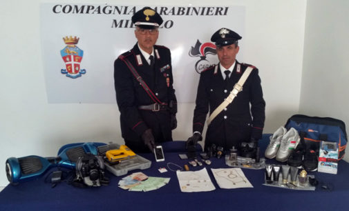 MILAZZO – Furti seriali in appartamenti, arrestati 5 albanesi