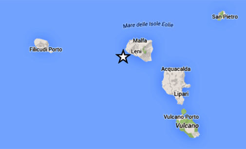 ISOLE EOLIE – Un terremoto di magnitudo 3.4 è stato registrato alle 13:17:17 alle Isole Eolie