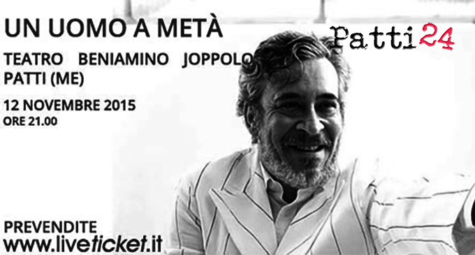 PATTI – Teatro, giovedì 12 novembre esordio di ”Scenanuda” con ”Un Uomo a Metà”