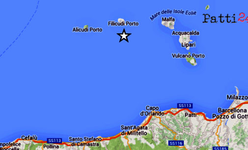 EOLIE – Lieve sisma di magnitudo 2.3 registrato questa notte alle 02:47:09