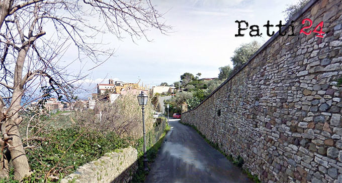 PATTI – Lavori di rifacimento di una tratto della via Sant’Antonio Abate