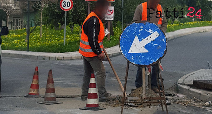 PATTI – Doppio senso di marcia in via padre Pio, iniziano i lavori