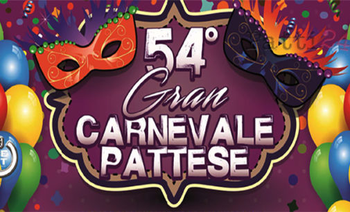 PATTI – Sfilate Carri e Gruppi del 54° Gran Carnevale Pattese  2016, elenco partecipanti