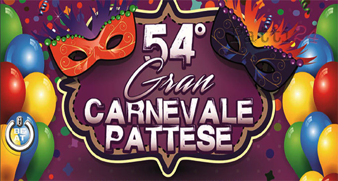 PATTI – 54° Gran Carnevale Pattese… si inizia il 5 febbraio con la prima sfilata dei carri allegorici e dei gruppi mascherati