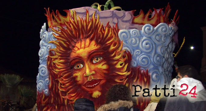 PATTI – 55° Gran Carnevale Pattese. L’amministrazione comunale ha momentaneamente impegnato la somma di 10.500,00 euro