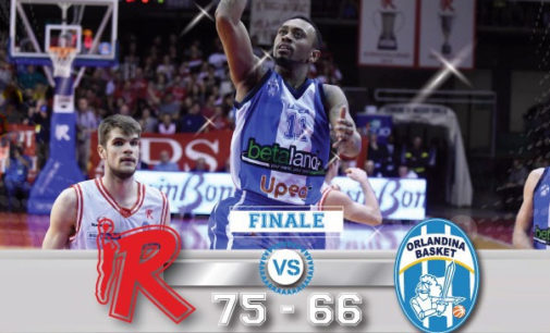 CAPO D’ORLANDO – Serie A – L’Orlandina Basket non riesce a vincere con la capolista Grissin Bon Reggio Emilia