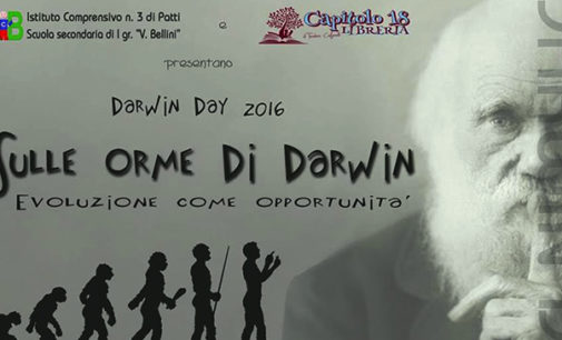 PATTI – Sabato il ”Darwin Day” in onore di Charles Darwin negli spazi della libreria ”Capitolo 18” su iniziativa dell’I.C. ”Lombardo Radice”