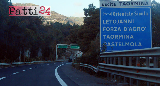 A18 – Autostrada Messina-Catania. Avviati altri lavori tra Tremestiere e svincolo di Taormina, imminente riapertura galleria Sant’Alessio