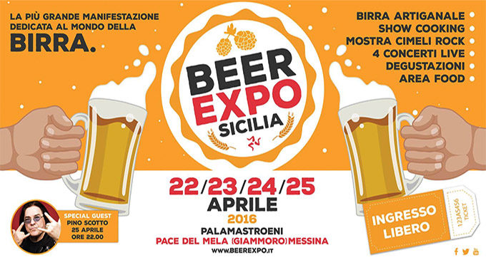 PACE DEL MELA – Beer Expo 2016 dal 22 al 25 aprile al Palamastroeni: il modo giusto per ”gustare” il mondo della Birra