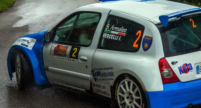 GIOIOSA MAREA – Al Rally Torri Saracene vittoria di Armaleo – Vercelli su Renault