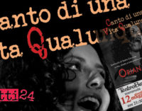 PATTI – “Canto di una Vita Qualunque” di Oriana Civile giovedì 12 maggio chiuderà la terza edizione di “Scenanuda”.