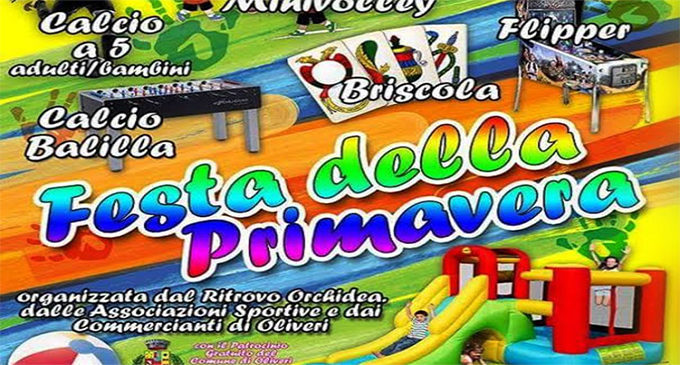 OLIVERI –  Il 2 giugno grande ” Festa della Primavera ” in paese