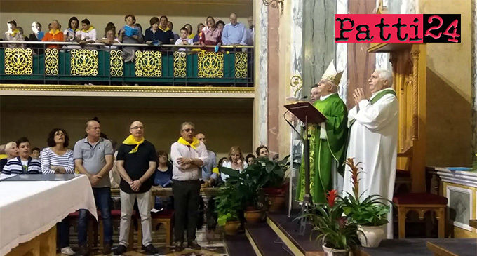 PATTI – Per il giubileo delle famiglie circa 1200 persone provenienti da tutta la diocesi.