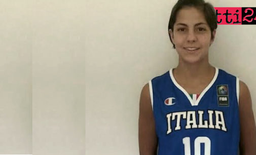 PATTI – Basket. La pattese Beatrice Stroscio tra le under 16 della Nazionale Italiana