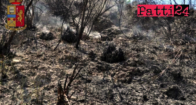 MESSINA – Appicca il fuoco  in più punti di una  zona collinare, arrestato piromane 47enne