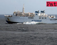 EOLIE – Stamani causa maltempo, la nave traghetto ”Novelli” salta scalo di Salina
