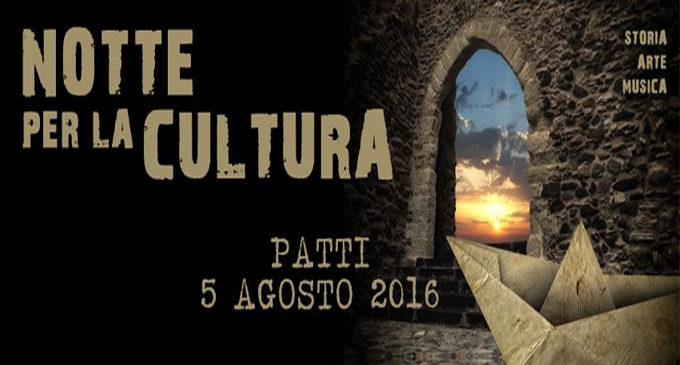 PATTI – ”Notte per la Cultura” 7ª edizione. Domani la presentazione