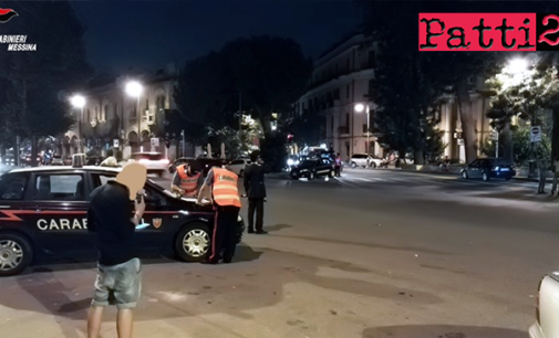 MESSINA – Carabinieri. 12 denunce, due segnalazioni per droga, 10 patenti ritirate