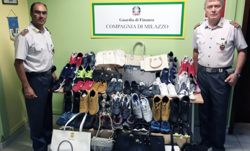 MILAZZO – Falsificazione delle griffe di moda. Merce sequestrata, avrebbe fruttato circa 800.000 euro