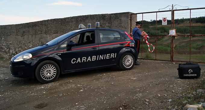 MONFORTE SAN GIORGIO – Pista abusiva in terra battuta per esercitazioni da motocross. 5 denunciati, area sequestrata.