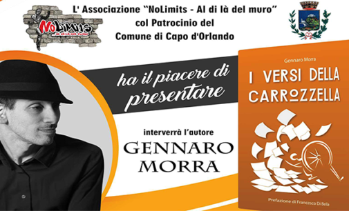 CAPO D’ORLANDO – Gennaro Morra presenta il libro di poesie “I versi della carrozella”