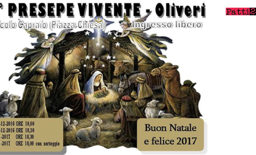 OLIVERI – In scena la 2ª edizione del Presepe Vivente allestito dai giovani di ”A Braccia Aperte”