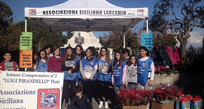 PATTI – Il contributo dell’I.C. ”Luigi Pirandello” a favore dell’Associazione Siciliana Leucemia